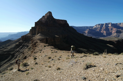 John and Chris on the Cheops/Isis saddle