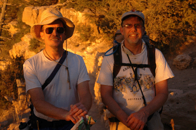 John & Dennis back at the trailhead
